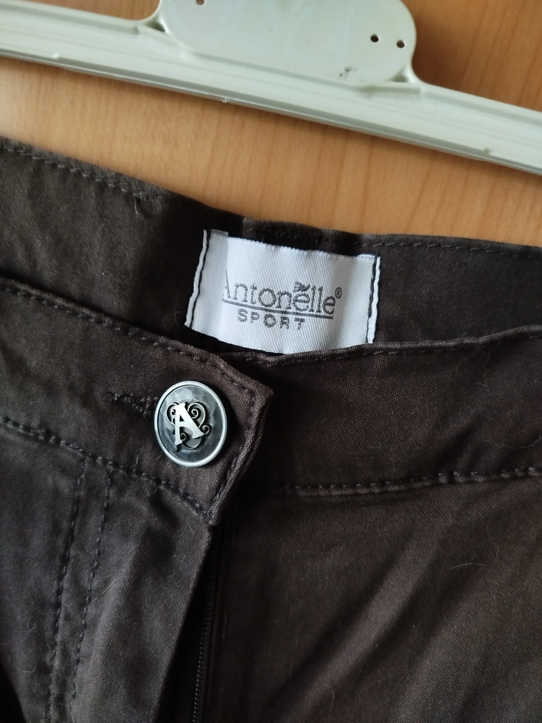 Calça de 5 bolsos marrom – photo 3